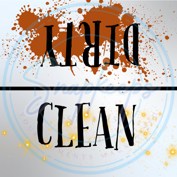 Dirty or Clean Magnet (1)